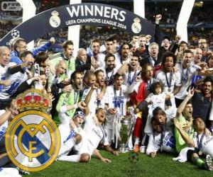 yapboz Real Madrid, şampiyonu UEFA Şampiyonlar Ligi 2013-2014
